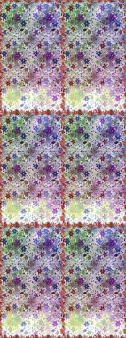 Raster Güzel kumaş deseni. Raster suluboya çiçek deseni, narin çiçekler, nötr ve gri çiçekler, tebrik kartı şablonu.