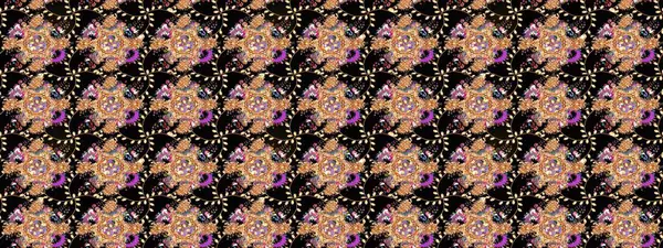 Raster illüstrasyonu. Çiçek desenli eskiz, darbeler, sıçramalar, yaz çiçekleri. Siyah renkte çiçekler.