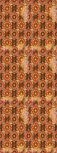 Raster geleneksel, kahverengi renklerde, altın, pürüzsüz desen. Barok tarzında kusursuz bir doğulu süsü..