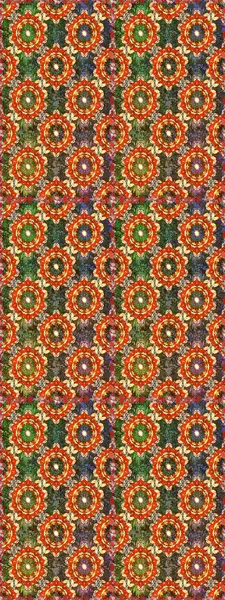 Kusursuz altın desen. Raster oryantal süs. Altın elementlerle kahverengi renklerde altın desen.