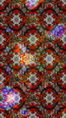 Küçük çiçekteki sevimli çiçek deseni. Renkli çiçekler.