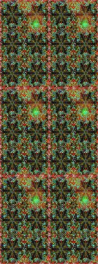 Kahverengi renklerde altın element. Barok tarzında altın çiçekli süs. Damask pürüzsüz yineleme kalıbı. Antika altın tekrarlanabilir duvar kağıdı.