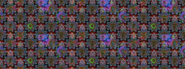 Moda baskıları için zarif bir şablon. Tarafsız çiçekli bahar çiçekleri. Küçük renkli çiçekler. Motley illüstrasyonu. Küçük çiçekte şirin desenler.