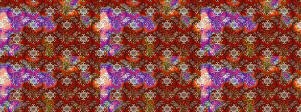 Robot resim. Raster illüstrasyonu. Küçük çiçekte sevimli çiçek deseni var..