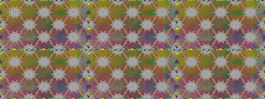 Çiçekli karalama şeklinde Raster çiçek deseni. Yumuşak, bahar çiçekli arka plan. Kahverengi ve gri renkte çiçekler.