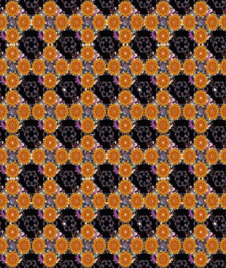 Siyah renkli çiçekler. Düz Çiçek Elementleri Tasarımı. Güzel çiçek deseni. Renkli Bahar Teması çizim şablonu.