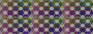 Çiçek tasarımı için inanılmaz bir kolaj cenneti tarzı. Çiçekli zambaklar kusursuz bir arka plan. Parlak çiçekli kolaj çiçekleri gri ve kahverengi.