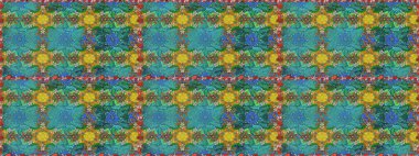 Çiçekli, suluboya desenli kusursuz çiçek deseni. Süslü kumaş deseni. Raster deseni.