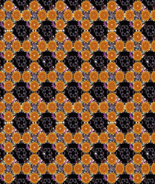 Siyah renkli çiçekler. Düz Çiçek Elementleri Tasarımı. Güzel çiçek deseni. Renkli Bahar Teması çizim şablonu.