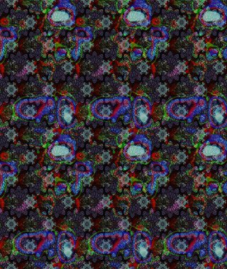 Kızılderili desenli desenli desenli şal deseni. Etnik Mandala süsü. Raster Henna dövme stili. Tekstil, tebrik kartı, boyama kitabı, telefon kılıfı baskısı için kullanılabilir.