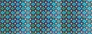 Çiçekli karalama şeklinde Raster çiçek deseni. Yumuşak, yaz çiçekli arka plan. Mavi renkte çiçekler.