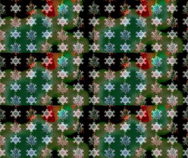 Düz Çiçek Elementleri Tasarımı. Çiçek deseni. Renkli Bahar Teması eskiz kalıbı. Raster çizimi. Güzel kumaş deseni..