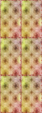 Düz Çiçek Elementleri Tasarımı. Raster illüstrasyonunda kusursuz çiçek deseni. Süslü kumaş deseni. Renkli Bahar Teması Kusursuz Arkaplan.