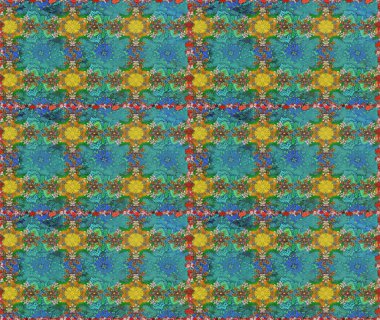 Suluboya kusursuz desen. Eski model. Çiçeğin suluboya çizimlerinin mükemmel deseni. Dekorasyon ve tasarım için güzel bir desen. Moda yazdırma.