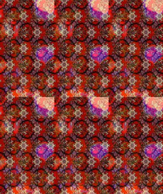 Güzel kumaş deseni. Raster suluboya deseni, narin çiçekler, kahverengi çiçekler, tebrik kartı şablonu..