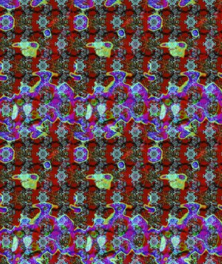 Moda baskıları için zarif bir şablon. Halk tarzı. Parlak renkli çiçekli ve kırmızı yapraklı harika bir çiçek deseni. Modern çiçek arkaplanı.