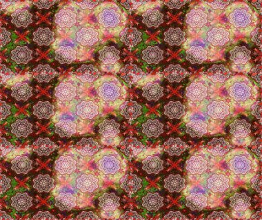 Seamless modeli. Ultrafashionable kumaş deseni. Raster resim. Organik motifi arka plan.