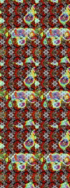 Gri, kahverengi ve kırmızı renkte çiçekler. Güzel çiçek deseni. Renkli Bahar Teması eskiz kalıbı. Düz Çiçek Elementleri Tasarımı.