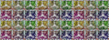 Tarafsız renklerde çiçekler. El çizimi. Çiçeklerle kusursuz desen. Suluboya çizimi.