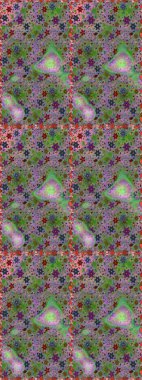 Yeşil ve nötr renklerde çiçekler. Gömlek baskısı için çiçek boyası. Çiçeksiz desenli arka plan.