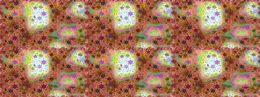 Raster illüstrasyon. Küçük çiçek sevimli çiçek desen. Sorun -suz.
