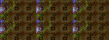 Renkli Bahar Teması eskiz kalıbı. Süslü kumaş deseni. Raster illüstrasyonundaki çiçek desenli çizim. Düz Çiçek Elementleri Tasarımı.