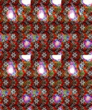 Modern çiçek arkaplanı. Halk tarzı. Parlak renkli çiçekleri ve kahverengi renkli yaprakları olan harika bir çiçek deseni. Moda baskıları için zarif bir şablon.