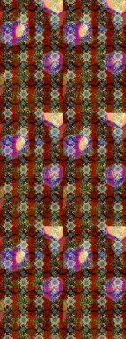 Raster illüstrasyonu. Egzotik çiçekler, kahverengi ve kırmızı renkler üzerine botanik, parlak klasik doğa. Klasik tropikal doğal elementlerin suluboya seti.