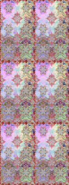 Soyut zarafet, çiçekli arkaplan deseni. Raster Güzel kumaş deseni.