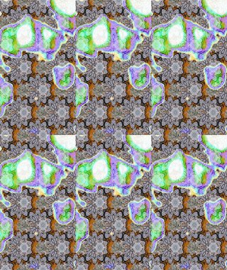 Gri renkli şirin çiçekler. Küçük çiçekli basit bir çiçek çizimi. Moda baskısı, albüm, ambalaj kağıdı ve duvar kağıdı için zarif dekoratif süslemeler. Raster illüstrasyonu.