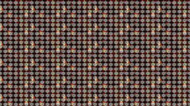 Düz Çiçek Elementleri Tasarımı. Raster illüstrasyonu. Çiçek deseni. Renkli Bahar Teması eskiz kalıbı. Chichi kumaş deseni çiz.