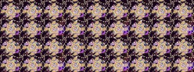 Raster illüstrasyonundaki çiçek desenli çizim. Suluboya tarzında siyah renkte çiçekler.