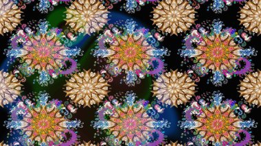 Moda arka planında parlak buketler. Raster illüstrasyonu. Eski usul küçük çiçekli şirin bir eskiz deseni. Kumaş, duvar kâğıdı ve kağıda yazdırmak için gelişen arkaplan.