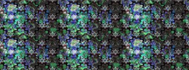 Küçük çiçekteki sevimli çiçek deseni. Gri renkli çiçekler.