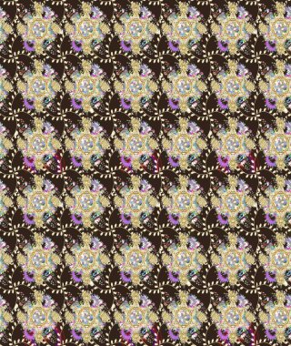 Raster kına dövme tarzı. Hint çiçek desenli madalyon desen. Etnik Mandala süsleme. Tekstil, tebrik kartı, boyama kitabı, telefon durumda yazdırma için kullanılabilir.