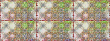 Gri ve nötr renkte çiçekler. Raster illüstrasyonunda kusursuz çiçek deseni. Renkli Bahar Temalı Kusursuz Arkaplan. Düz Çiçek Elementleri Tasarımı.