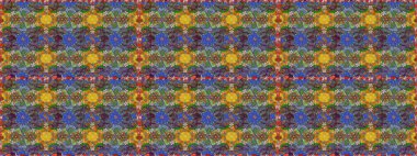 Güzel çiçek deseni. Kahverengi ve yeşil renkli çiçekler. Renkli Bahar Temalı Kusursuz Arkaplan. Düz Çiçek Elementleri Tasarımı.