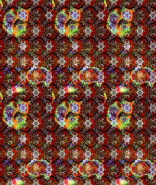 Bahar çiçekleriyle güzel bir çiçek deseni çizmişsin. Güzel kumaş deseni. Raster illüstrasyonu.