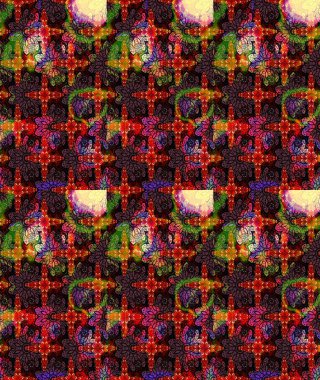 Düz Çiçek Elementleri Tasarımı. Renkli Bahar Teması eskiz kalıbı. Raster Şirin kumaş deseni. Eskiz klasiği.