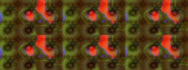 Modern stil dokusu. Çiçek desenli raster, kahverengi çizgi grafik deseni soyut raster arkaplan.