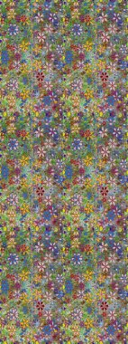 Yeşil ve nötr renklerde. Raster illüstrasyonu. Anti-stres için Raster soyut şablon sayfası.