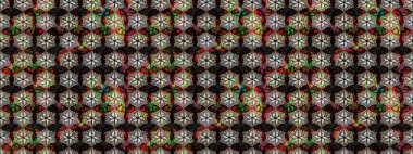 Botanik çizim kalıbı. Raster deseni. Organik elementler. Suluboya etkisi.