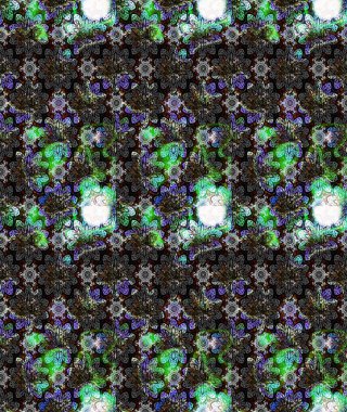 Süslü kumaş deseni. Renkli Bahar Teması eskiz kalıbı. Düz Çiçek Elementleri Tasarımı. Raster illüstrasyonunda çiçek deseni çizimi.