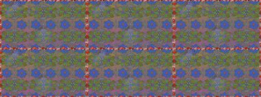 Tişörtsüz arka plan deseni. Tropik çiçekler. Gri ve kahverengi renkte çiçekler.