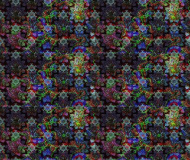 Soyut etnik raster çizim kalıbı. Arkaplan dokusu, duvar kağıdı, çiçek temalı siyah renkler. Kabile sanatı boho baskısı, klasik çiçek arkaplanı.