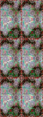 Sevimli çiçek arka plan. Güzel kumaş deseni. Raster illüstrasyon. Küçük çiçekte dikişsiz desen.