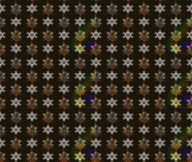 Raster illüstrasyonu. Tropik çiçek desenleri. Gri renkli çiçekler.