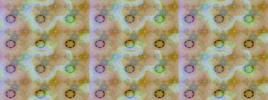 Küçük çiçekteki sevimli çiçek deseni. Raster illüstrasyonu. Güzel kumaş deseni. Güzel karalamalı çiçek deseni çiz..