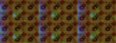 Raster illüstrasyonu. Küçük çiçekteki sevimli çiçek deseni. Kahverengi renklerde. Raster deseni. Soyut çiçek çizim kalıbı arkaplanı.