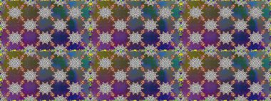 Küçük çiçekteki sevimli çiçek deseni. Güzel karalama çiçekleri olan kusursuz çiçek desenleri. Raster illüstrasyonu. Güzel kumaş deseni.